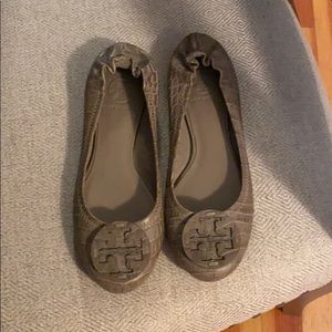 Tory Burch crocodile flats